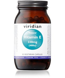 VIRIDIAN VITAMIN E 400IU 30S