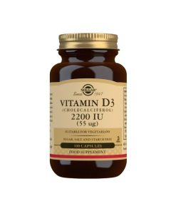 SOLGAR VITAMIN D3 2200 IU 100CAPS