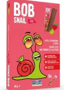 Bob Snail Apple-Strawberry Stripes, 84g