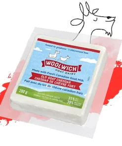 Woolwich Old Cheddar Goat Cheese 200g